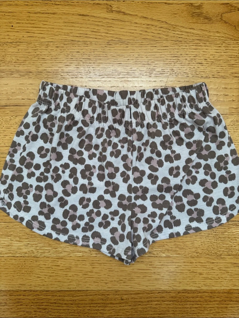 GAP Brown and Dusty Rose Leopard Print Kids Pajama Set